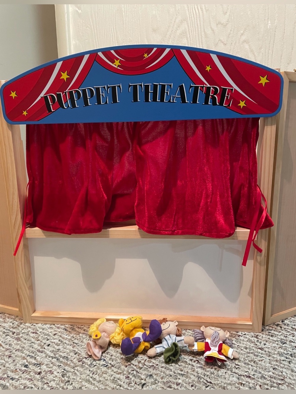 NIB 4 Puppet Theatre Kids Accessory play stage